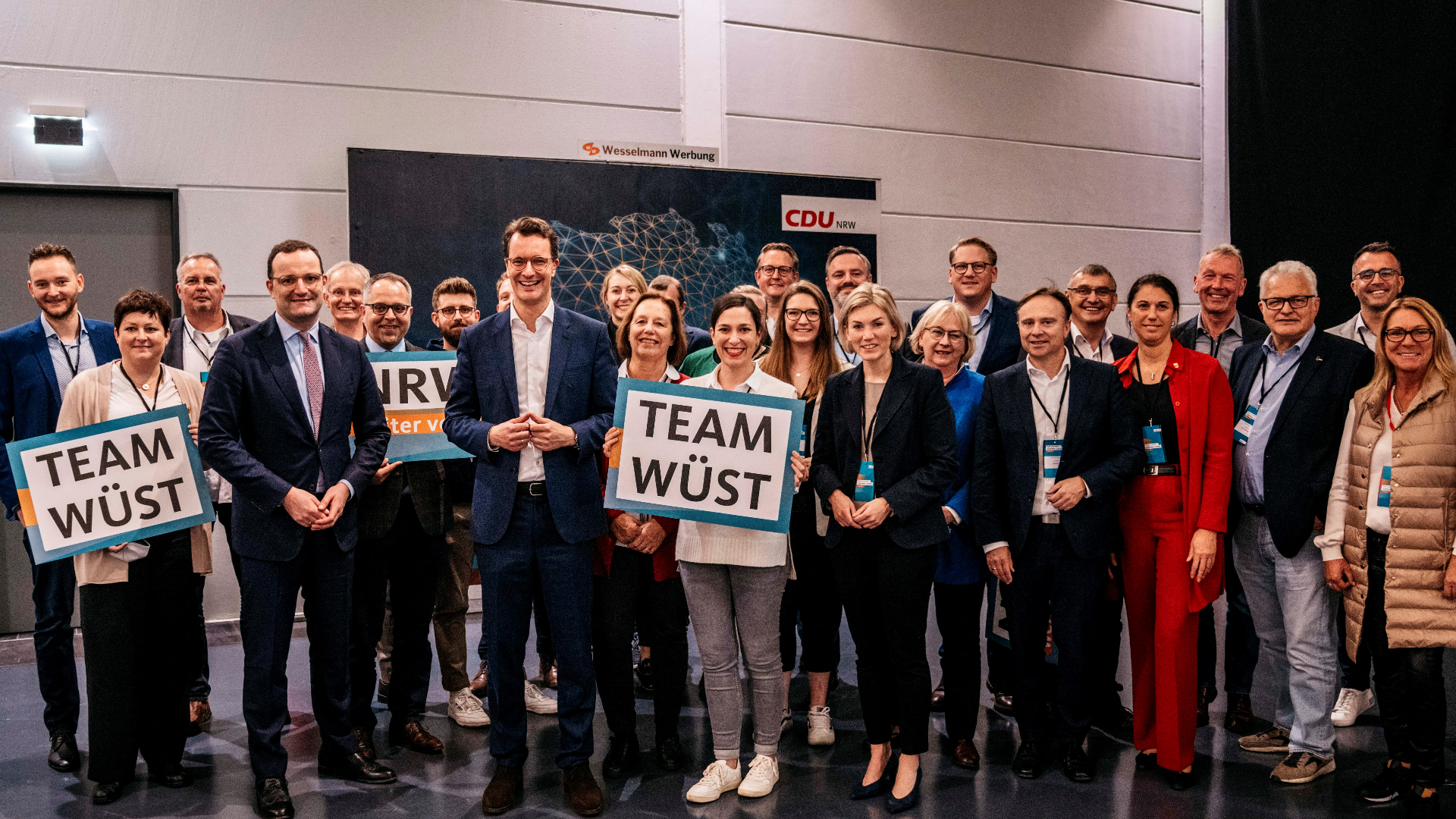 Das Team Wst auf dem CDU-Landesparteitag am 23. Oktober 2021